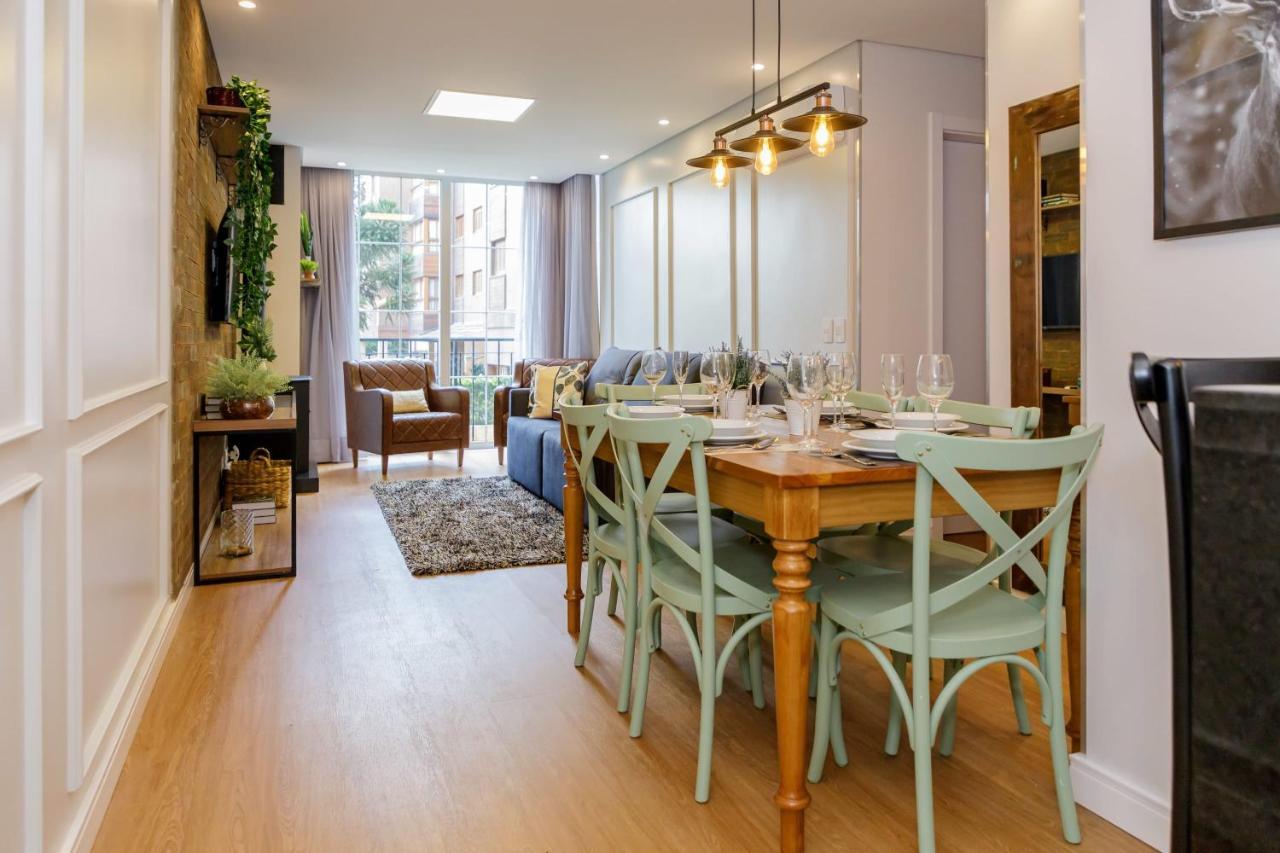 Novo Maravilhoso Apartamento No Centro - Gramado Apartment Bagian luar foto
